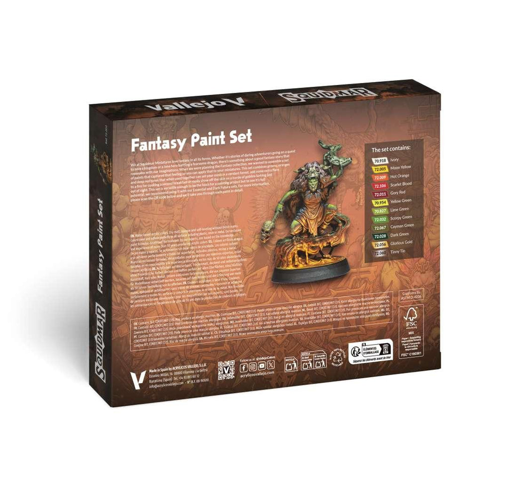 Fantasy Paint Set från Squidmar Miniatures - Robotto
