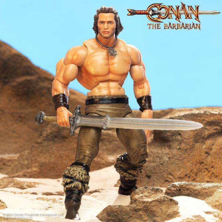 Conan the Barbarian Ikoniska Pose Deluxe Figur super 7