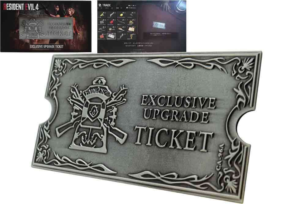 Resident Evil 4 - Metal Exclusive Upgrade Ticket fanattik