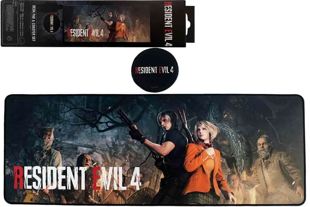 Resident Evil 4 XL Skrivbordsmatta & Underlägg Set fanattik