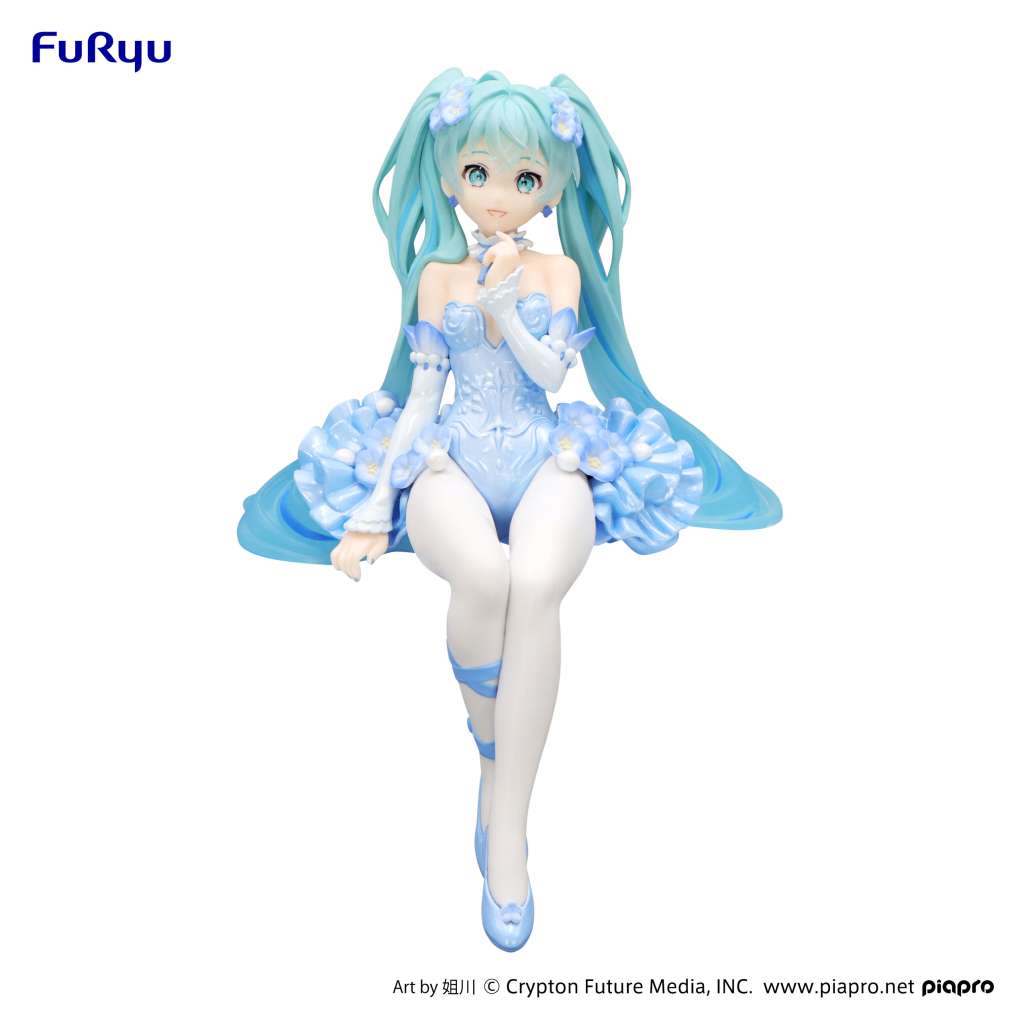 Hatsune Miku Nemophila Pail Blue Noodle Stopper Fig furyu
