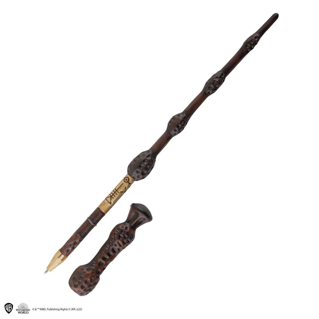 Harry Potter Dumbledore Trollstav Penna med Stativ cinereplicas