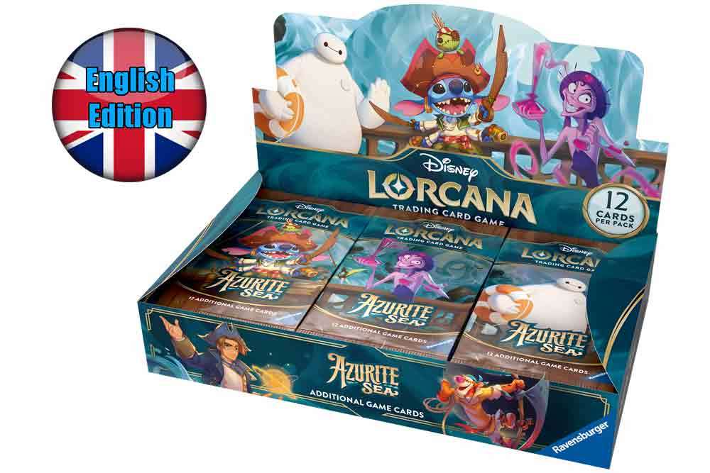 Lorcana Azurite Sea Boosters Display - 24 Booster Packs ravensburger