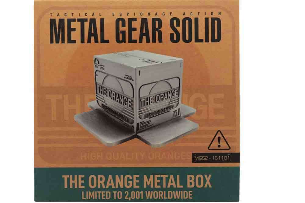 Metal Gear Solid - MGS 2 - Pappbox - Metallreplika fanattik
