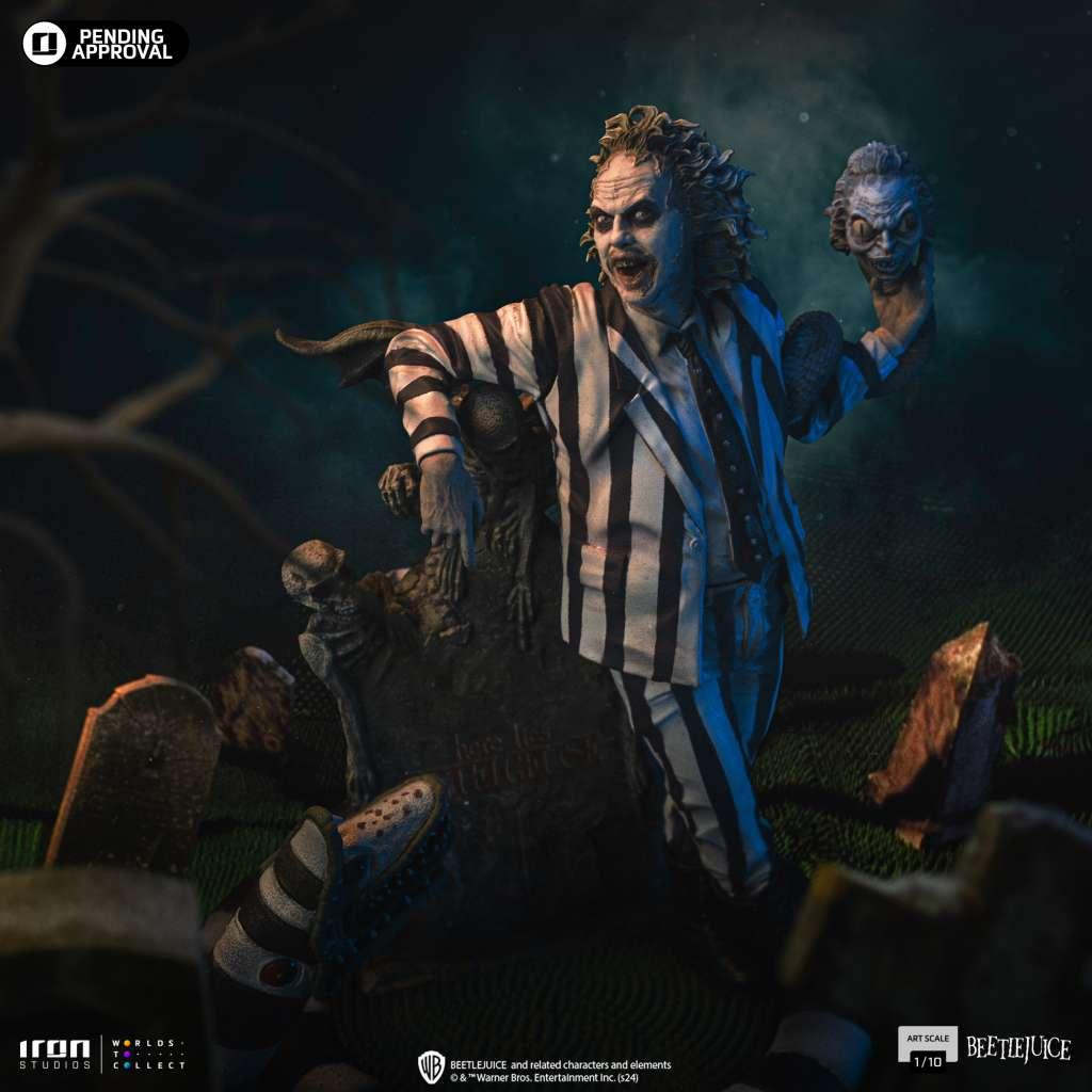 Beetlejuice 1/10 Statue - Samlarobjekt för Fans - Robotto