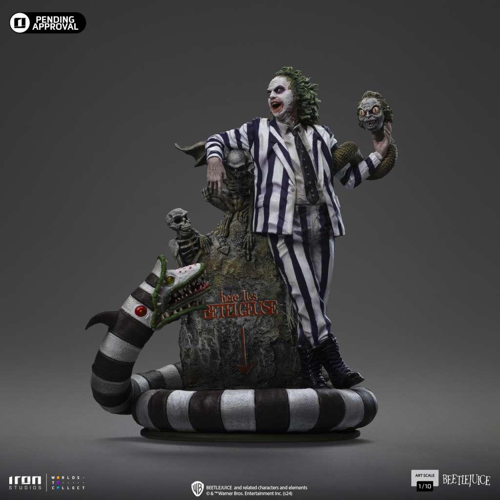 Beetlejuice 1/10 Statue - Samlarobjekt för Fans - Robotto