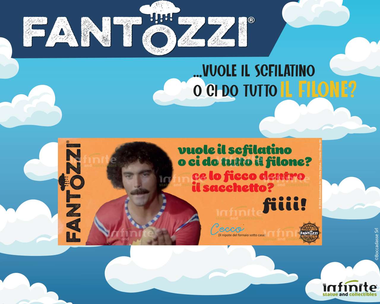 Fantozzi Cecco Sfilatino Mug infinite statue