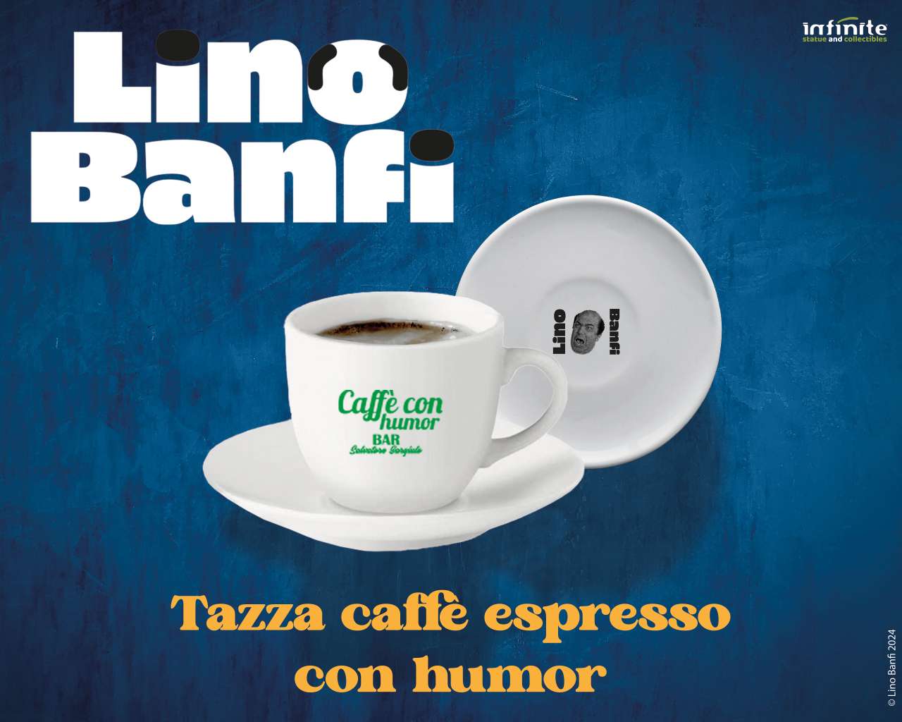 Lino Banfi Espresso Mugg Set infinite statue
