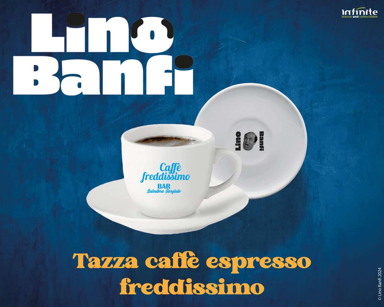 Lino Banfi Espresso Mugg Set infinite statue