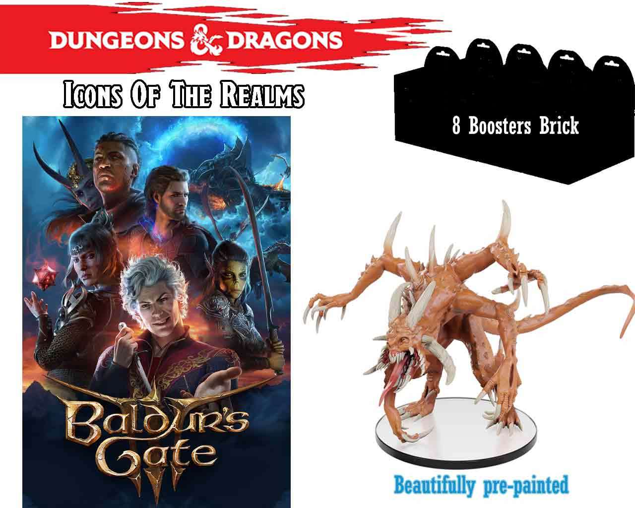 Dungeons & Dragons - Icons of the Realms - Adventures from Baldur's Gate - Booster Brick wizkids