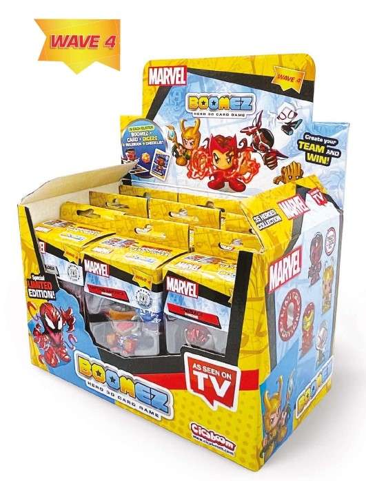 Boomez Marvel Wave 4 Blister Display (9) cicaboom