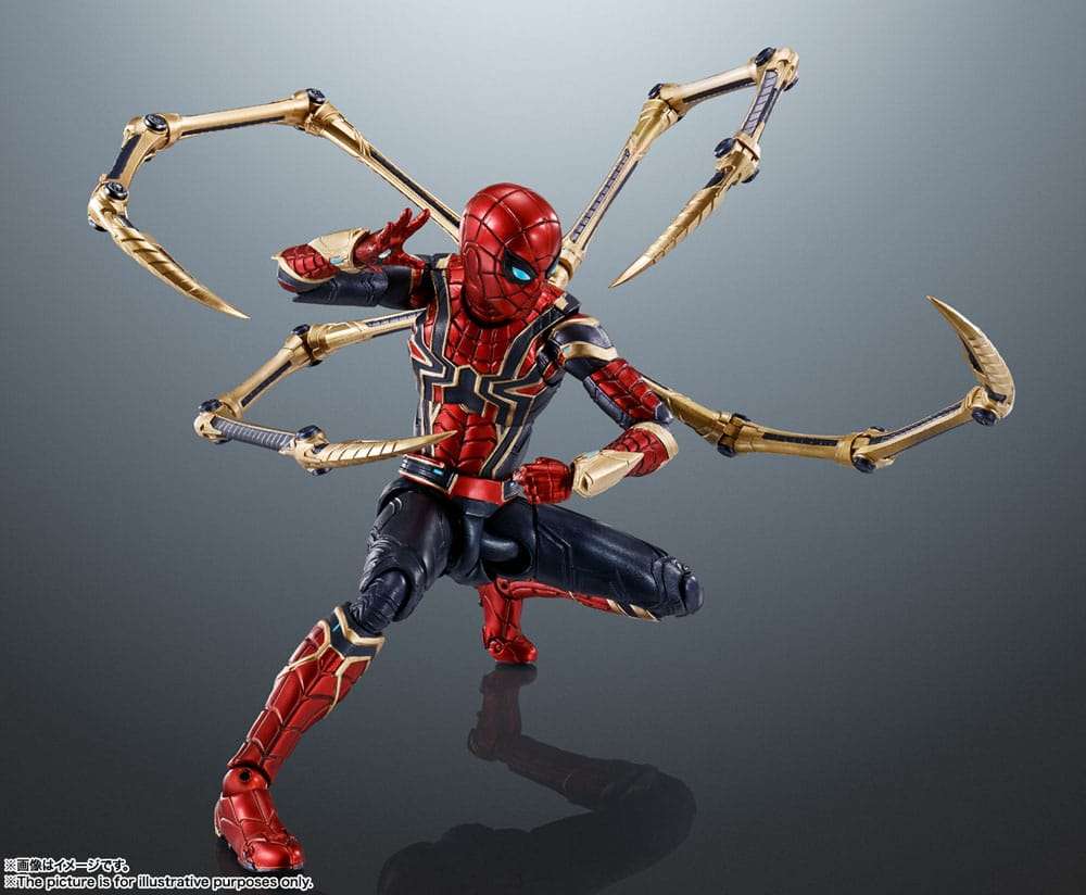 Spider-Man No Way Home Iron Spider SHF Reissue - Actionfigur bandai