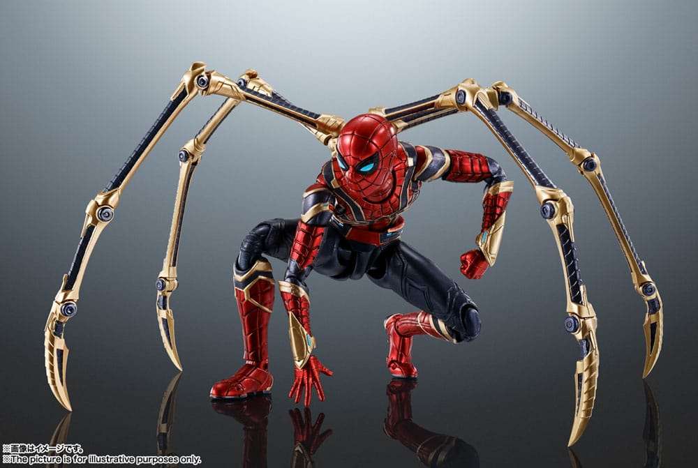 Spider-Man No Way Home Iron Spider SHF Reissue - Actionfigur bandai