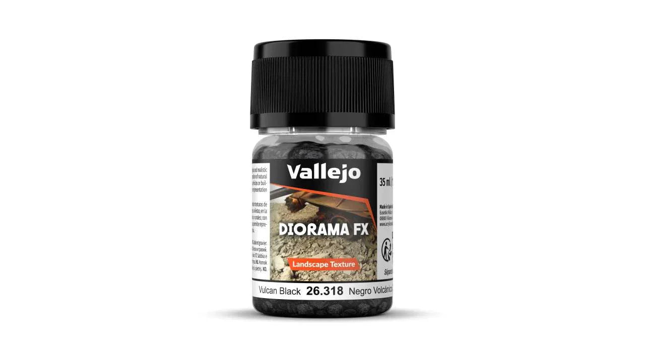 Diorama FX 26318 Landskap Texturer Vulkan Svart 2/5mm - Robotto
