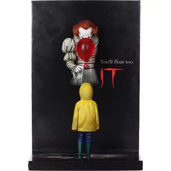 IT PENNYWISE & GEORGIE (2017) 3D POSTER FIGURE