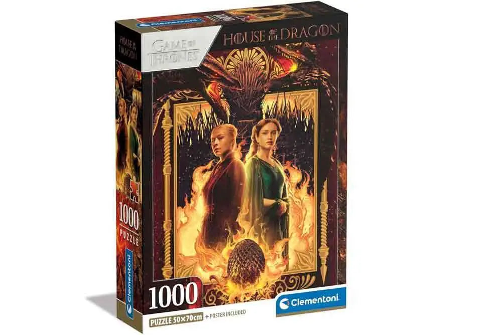 Game Of Thrones - House Of The Dragon - Eld - Pussel med 1000 bitar