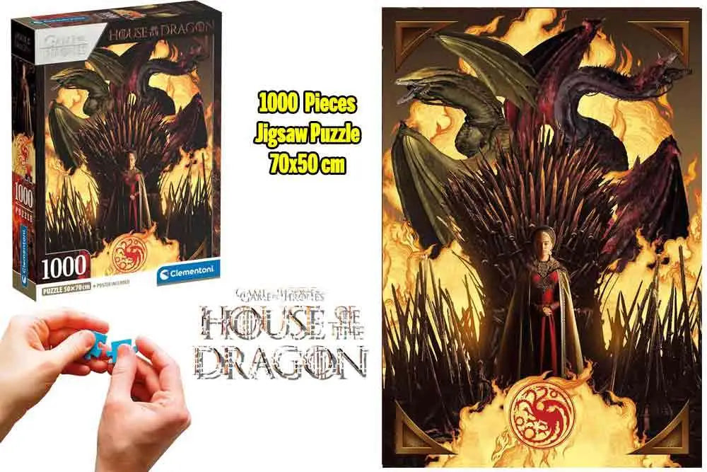 Game Of Thrones - House Of The Dragon - Rhaenyra - Pussel med 1000 bitar