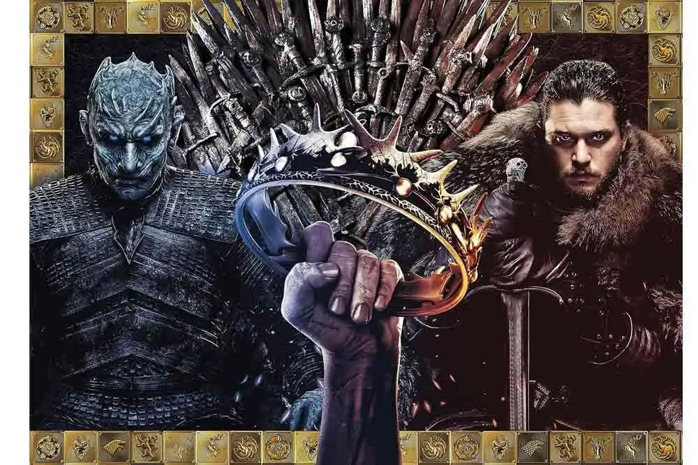 Game Of Thrones - Konflikten mellan kungar - Pussel med 1000 bitar