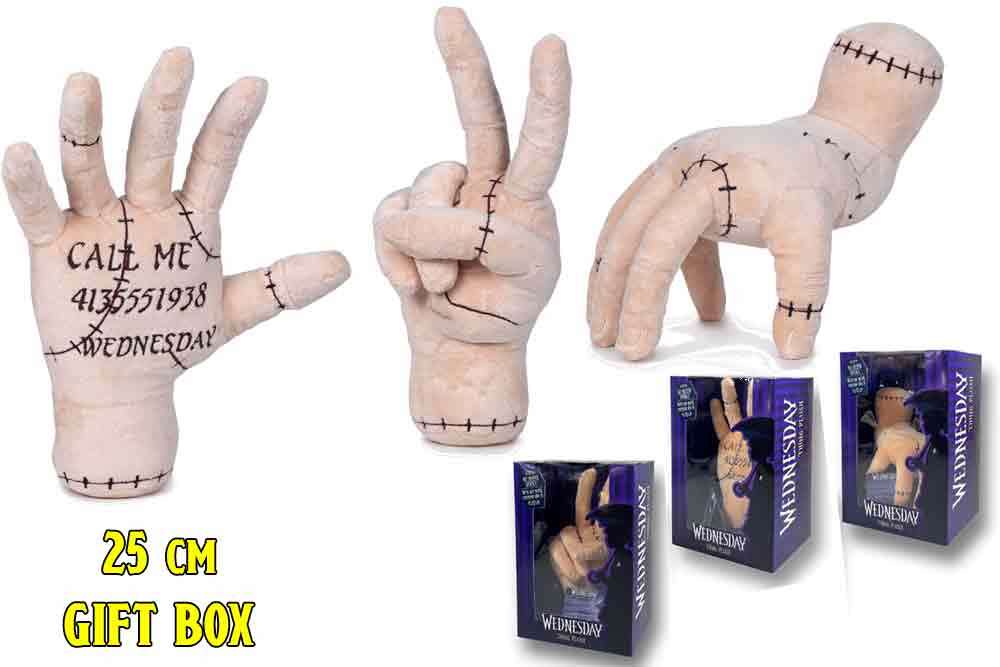 Wednesday - Thing - Assortiment av 3 Gosedjur pbp plushes