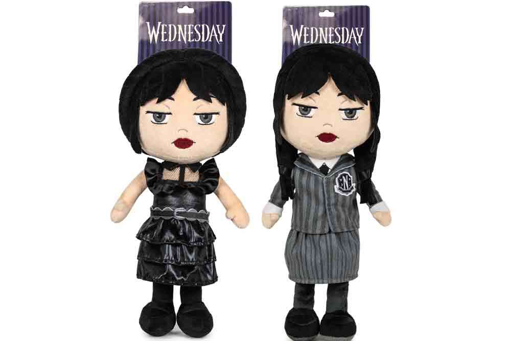 Wednesday - Assortiment av 2 Rag Doll Gosedjur pbp plushes