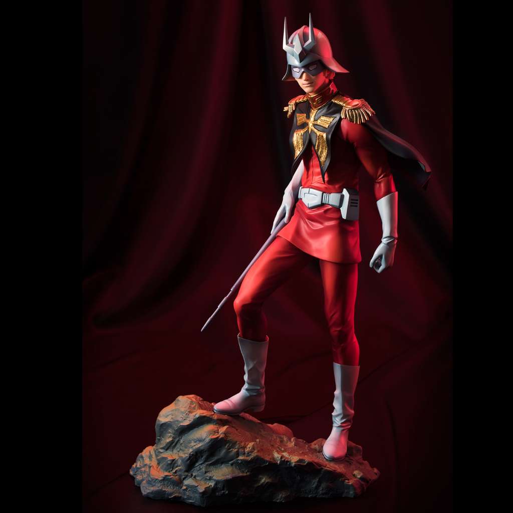 Mobile Suit Gundam GGG Series Char Aznable Statue Rerun megahouse