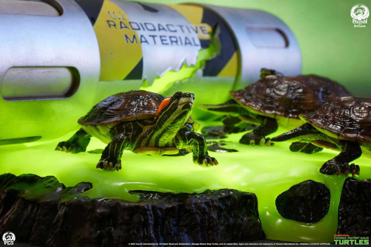 TMNT Origins Livsstorlek Diorama pcs