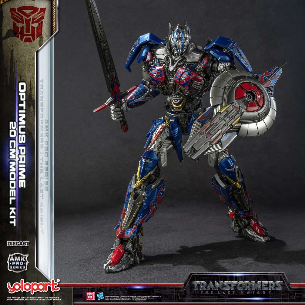Transformers den sista riddaren amk pro optimus prime modellkit