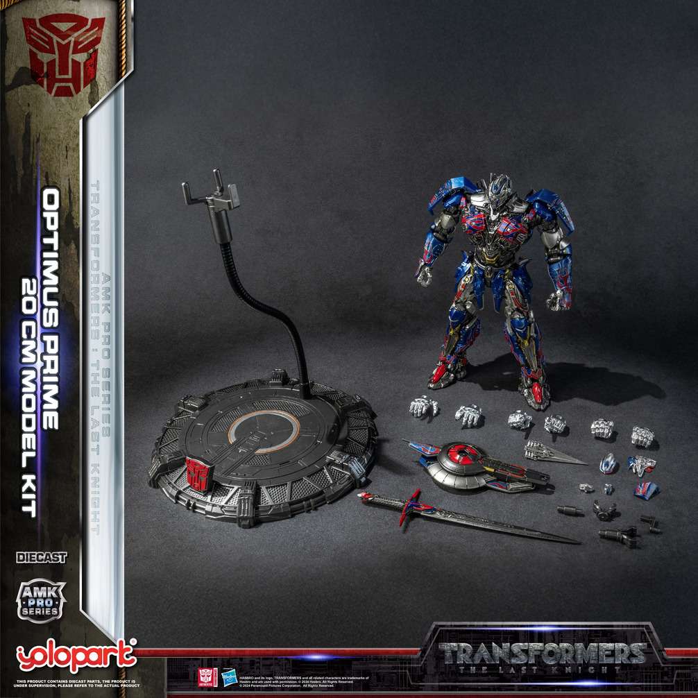 Transformers den sista riddaren amk pro optimus prime modellkit