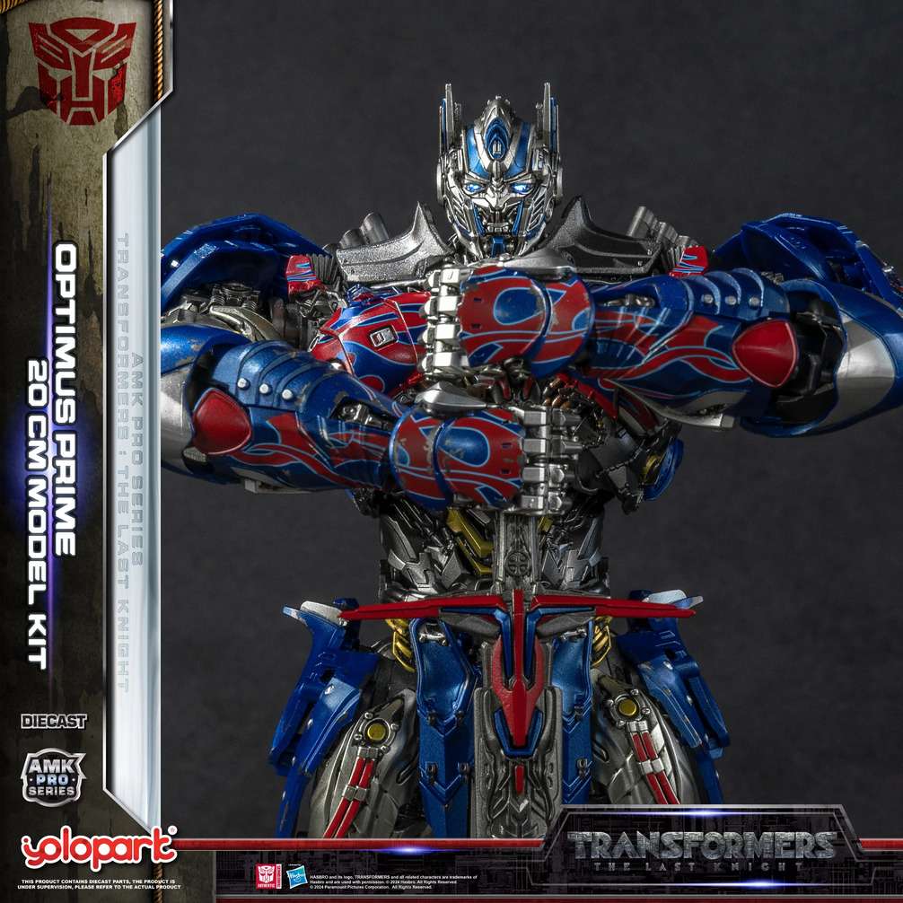Transformers den sista riddaren amk pro optimus prime modellkit