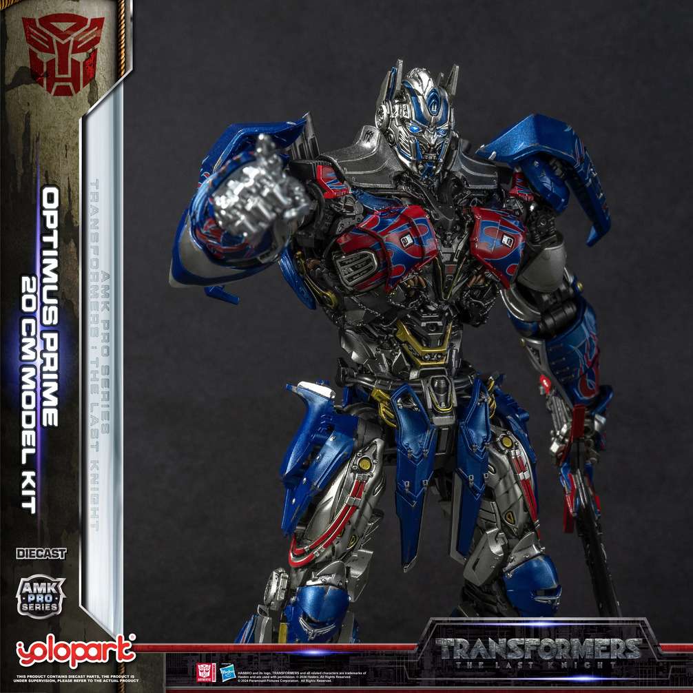 Transformers den sista riddaren amk pro optimus prime modellkit