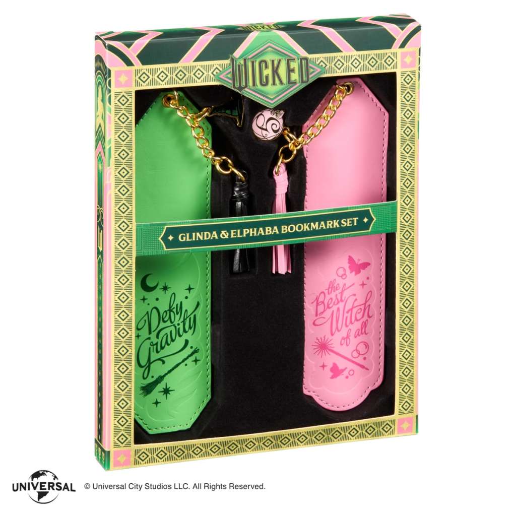 Universal Wicked Glinda och Elphaba Bokmärke Set noble collections