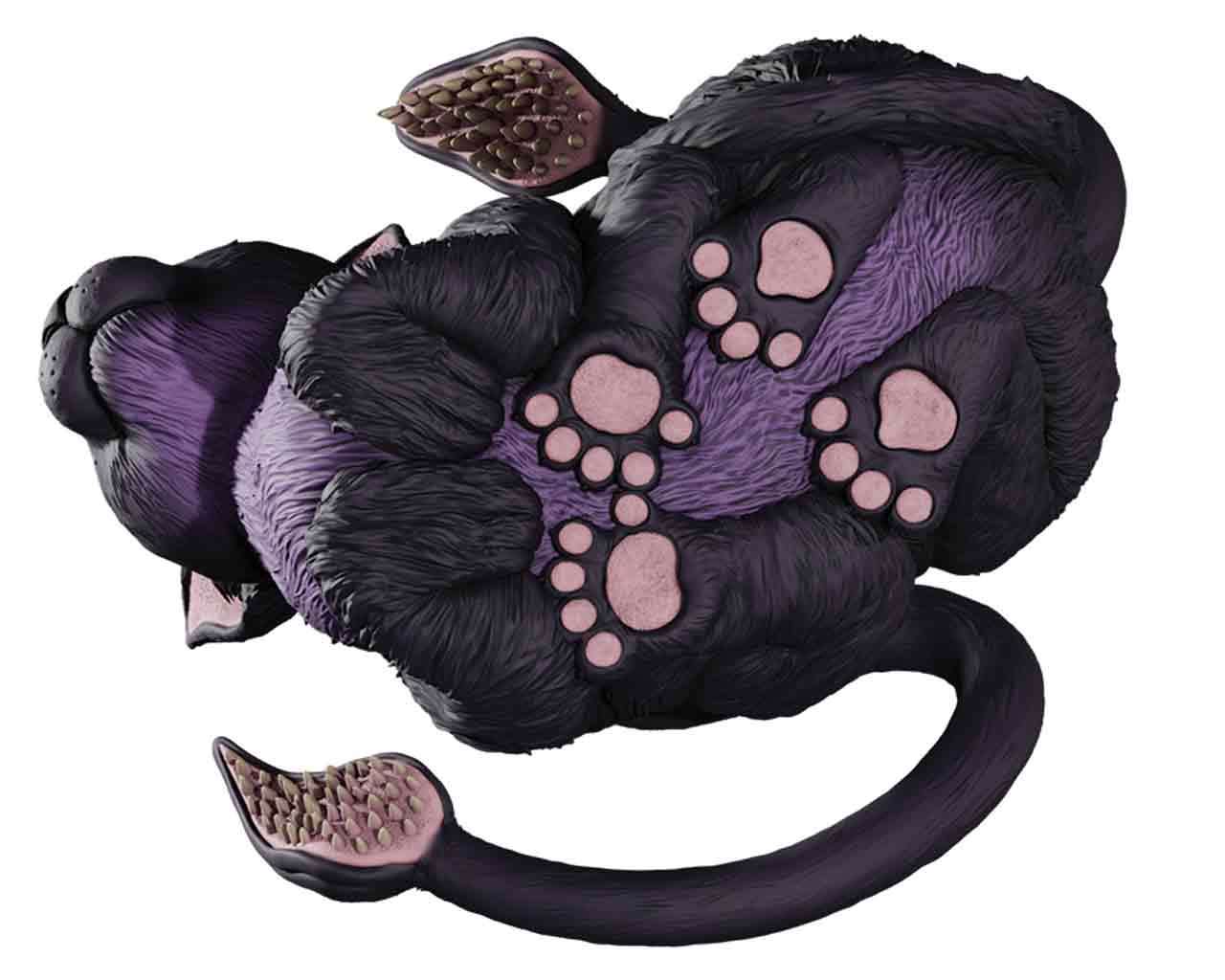 Dungeons & Dragons - Replika av Riken - Displacer Beast Kattunge i Livsstorlek Figur wizkids