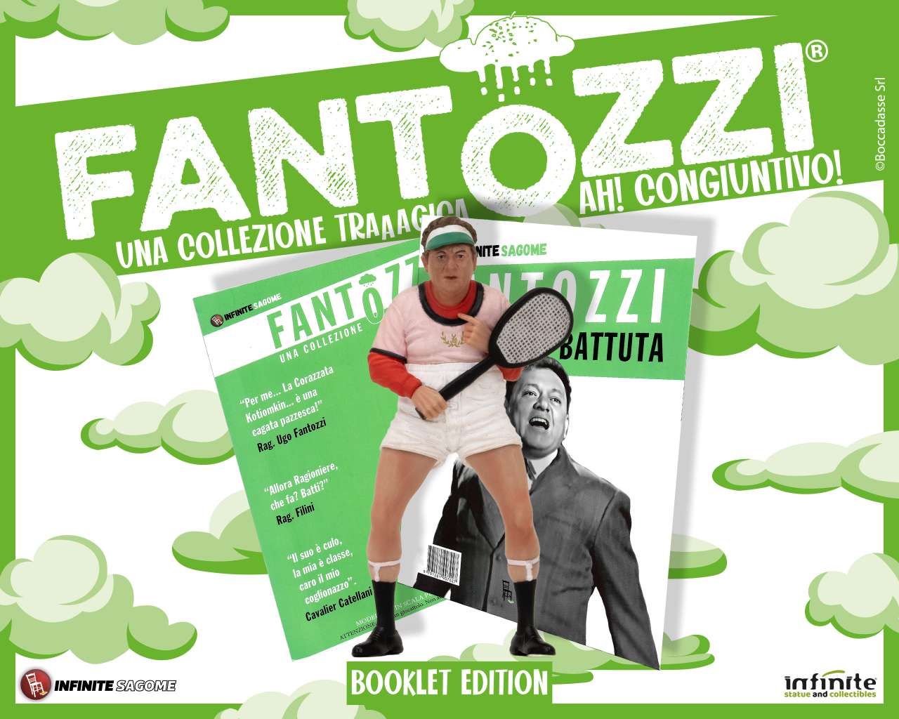 Fantozzi AH Congiuntivo Booklet Edition - Mini PVC Figurer infinite statue