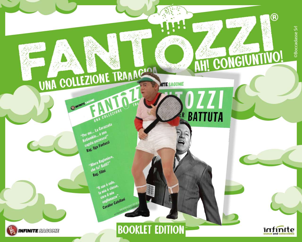 Fantozzi AH Congiuntivo Booklet Edition - Mini PVC Figurer infinite statue