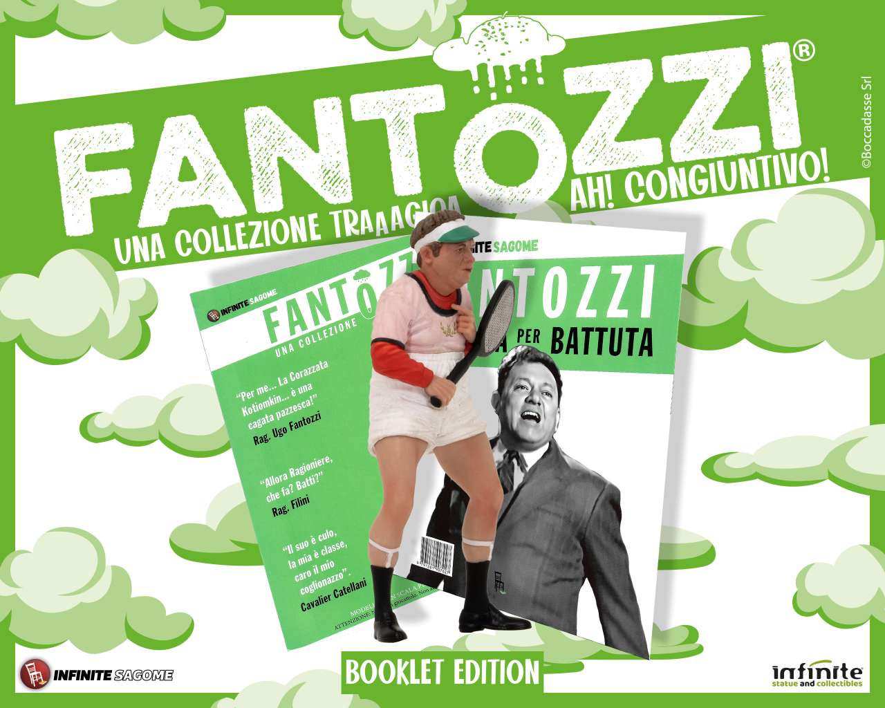 Fantozzi AH Congiuntivo Booklet Edition - Mini PVC Figurer infinite statue