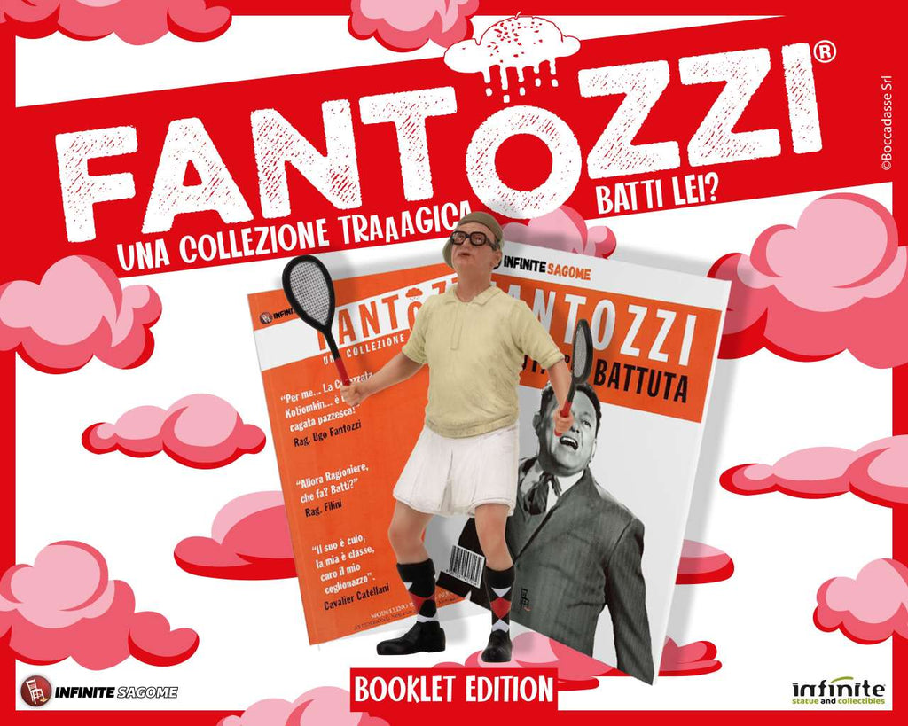 Fantozzi Filini Batti Lei? Mini Figur med Bok infinite statue