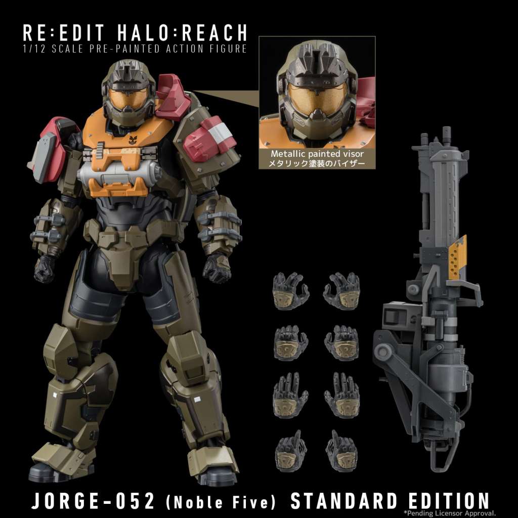 Halo Reach Redit Jorge-052 Noble Five 1/12 Scale Actionfigur 1000toys