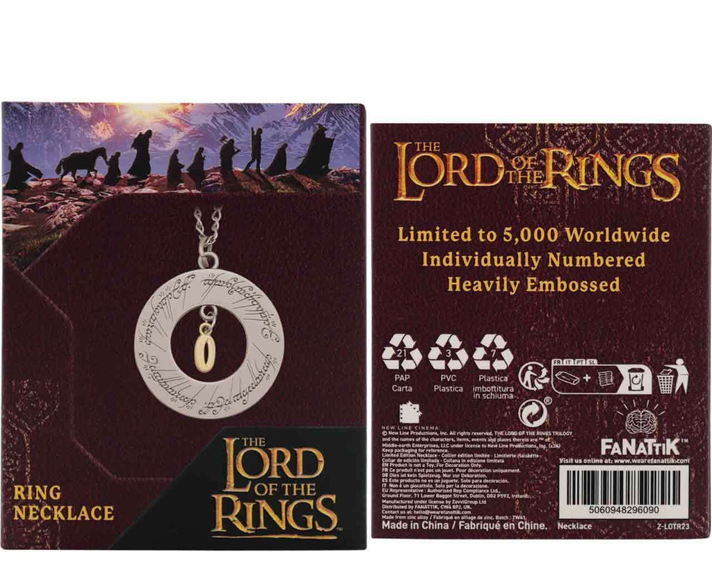 The Lord of the Rings - One Ring Necklace fanattik