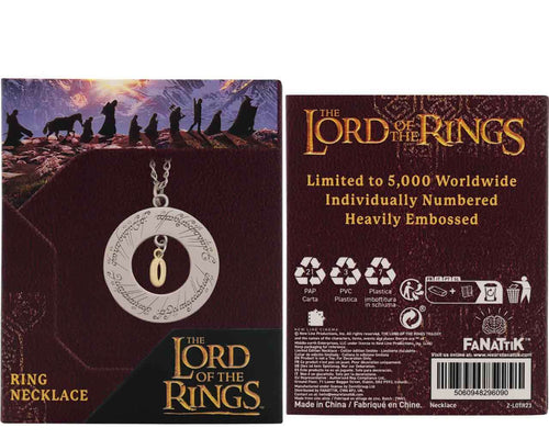 The Lord of the Rings - One Ring Necklace fanattik