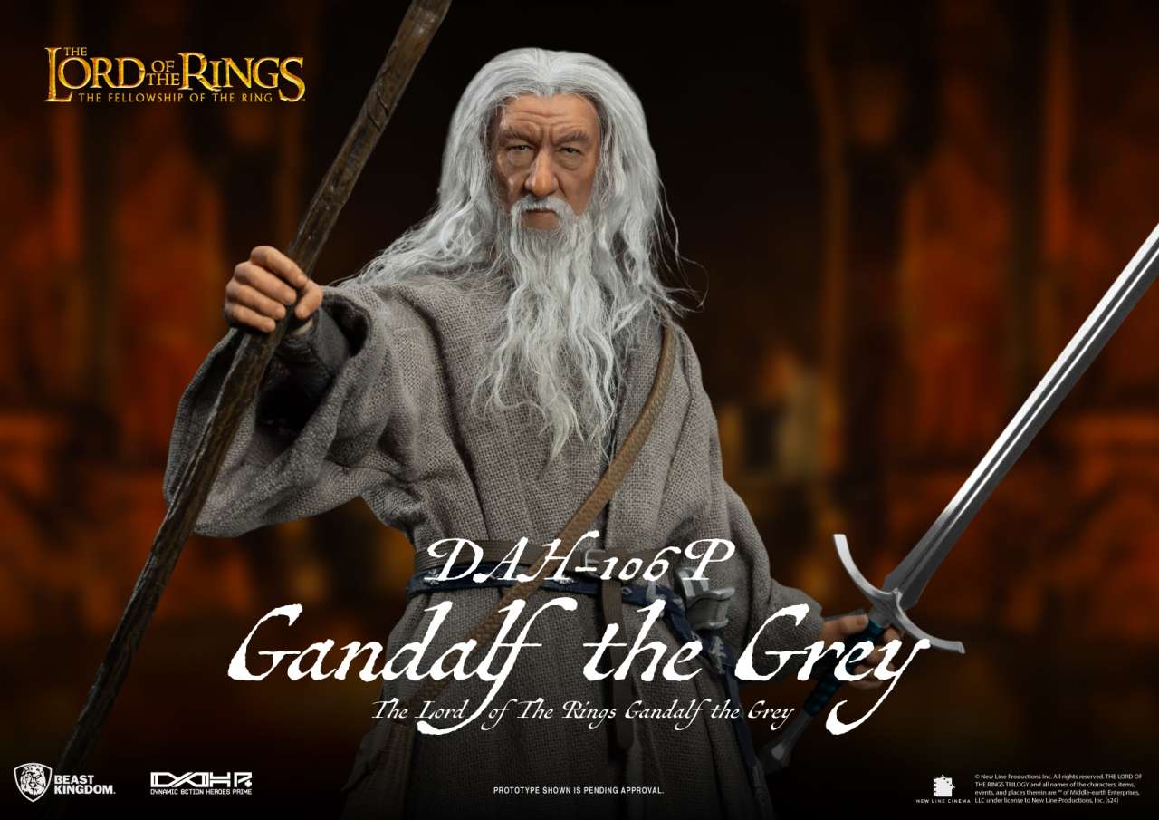 Lord of the Rings Gandalf the Grey D.A.H. Figur beast kingdom
