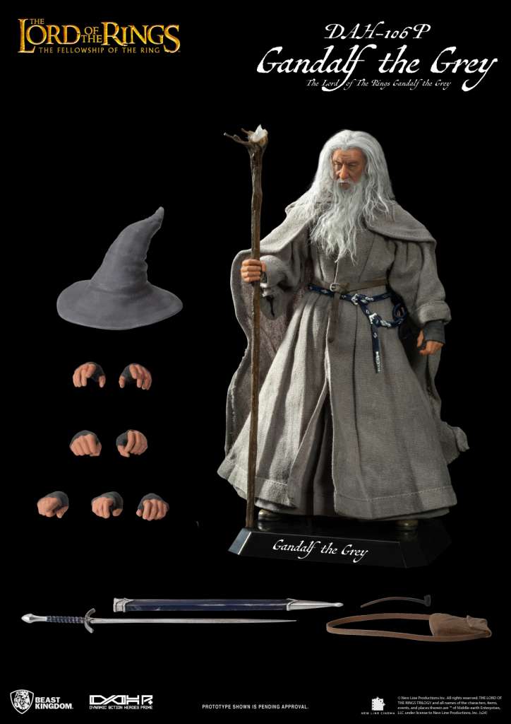 Lord of the Rings Gandalf the Grey D.A.H. Figur beast kingdom