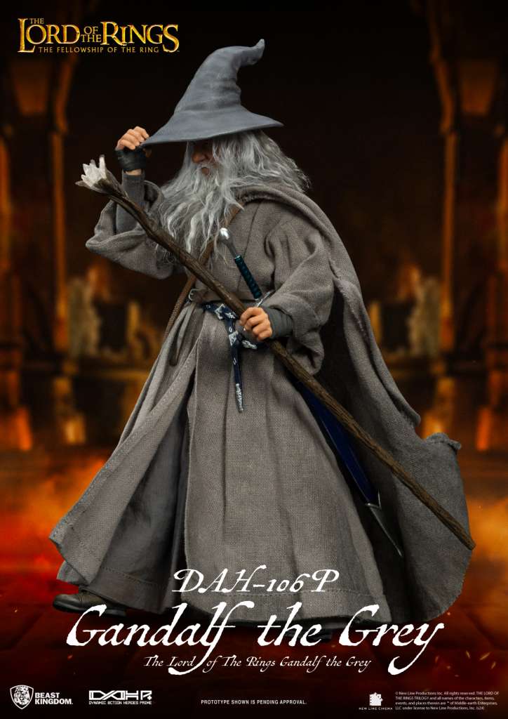 Lord of the Rings Gandalf the Grey D.A.H. Figur beast kingdom