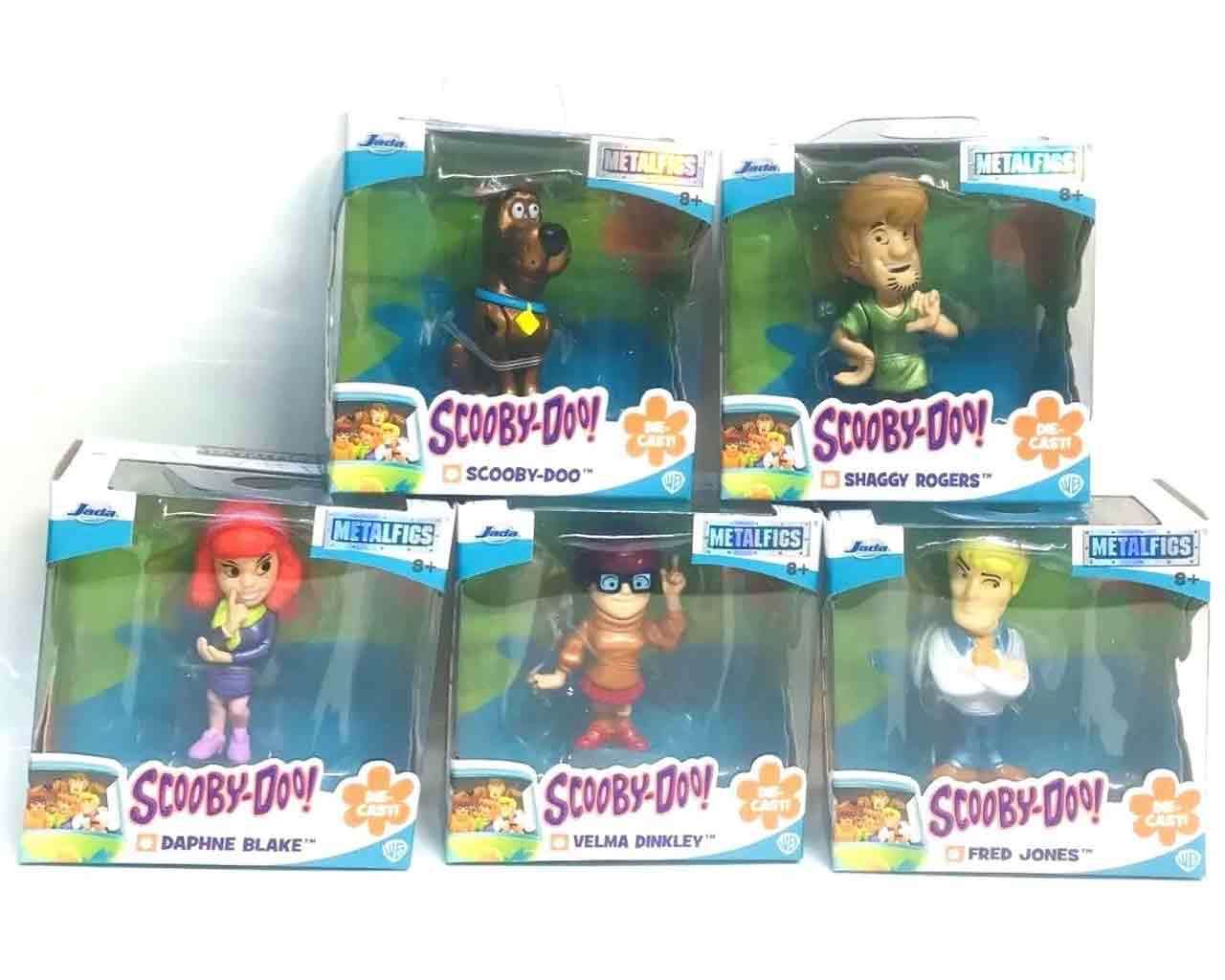 Scooby-Doo - Metallfigur med displayer (12 stycken) jada toys