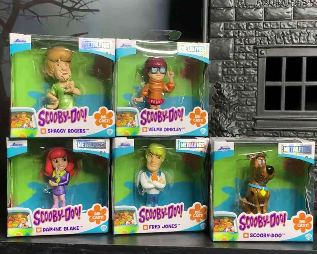 Scooby-Doo - Metallfigur med displayer (12 stycken) jada toys