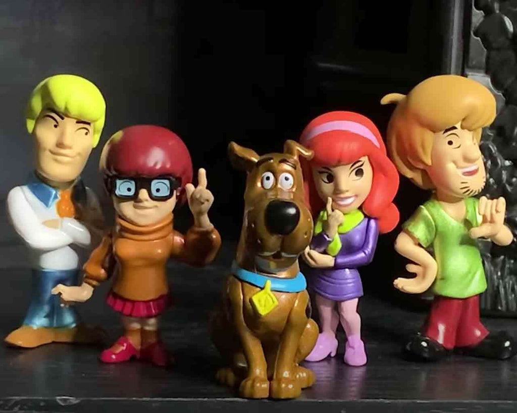 Scooby-Doo - Metallfigur med displayer (12 stycken) jada toys
