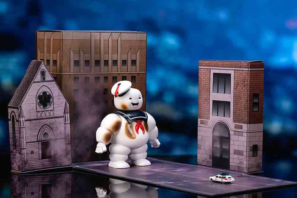 Ghostbusters Ecto-1 Stay Puft Diorama Nano Scene jada toys