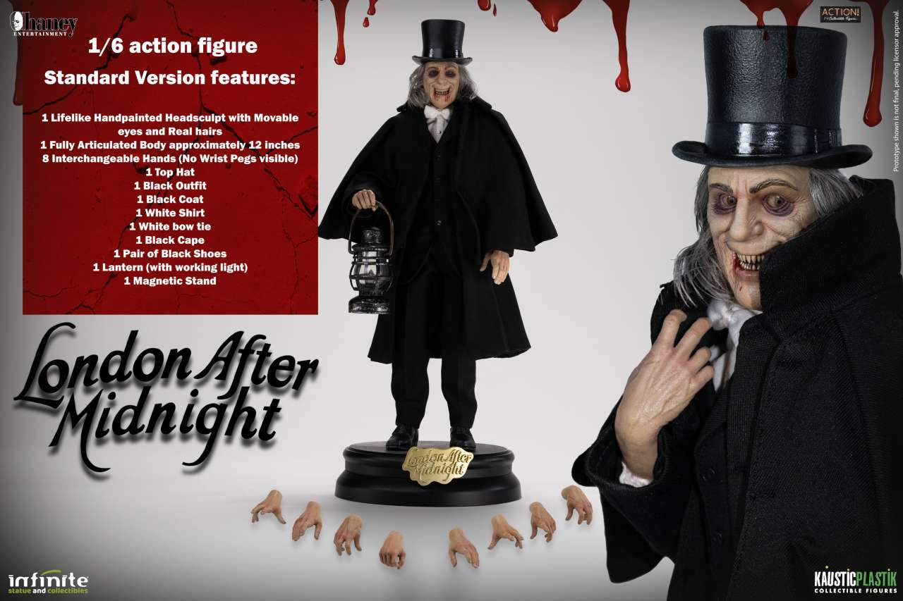 Lon Chaney som London After Midnight 1/6 Action Figure Standardversion infinite statue