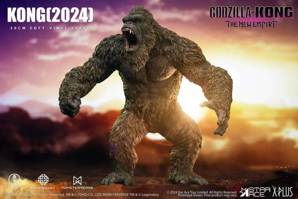 Godzilla X Kong Kong mjuk vinyl vanlig figur