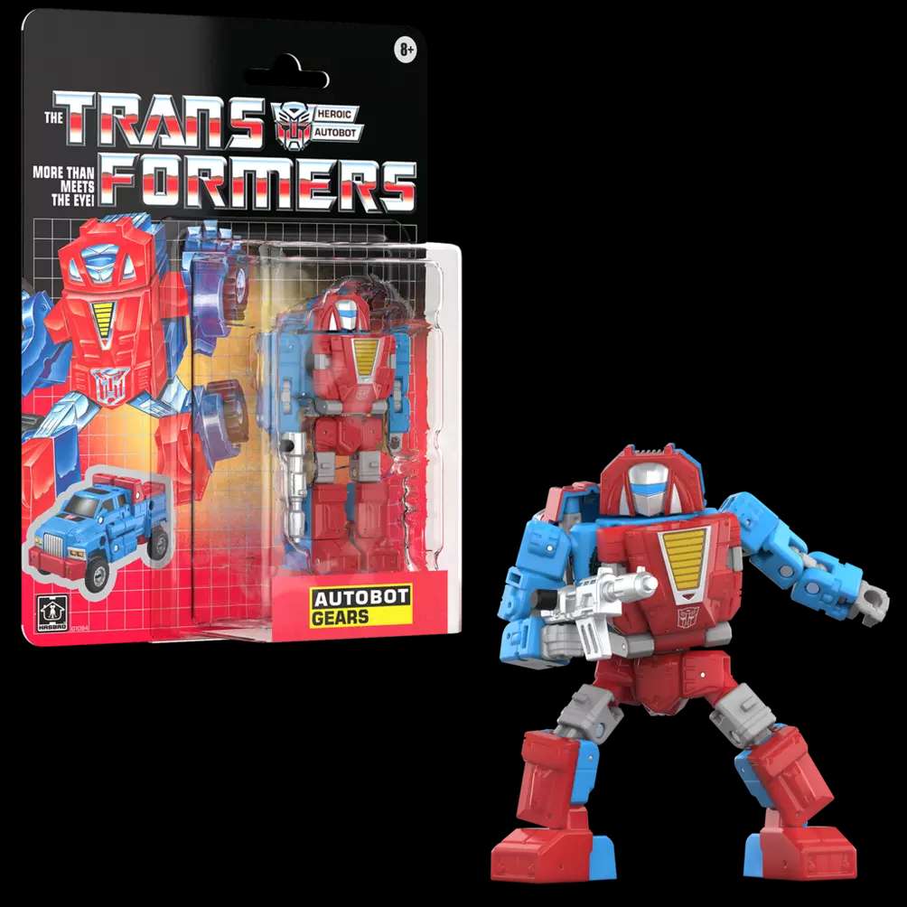 Transformers Retro G1 Autobot Gears Action Figur hasbro