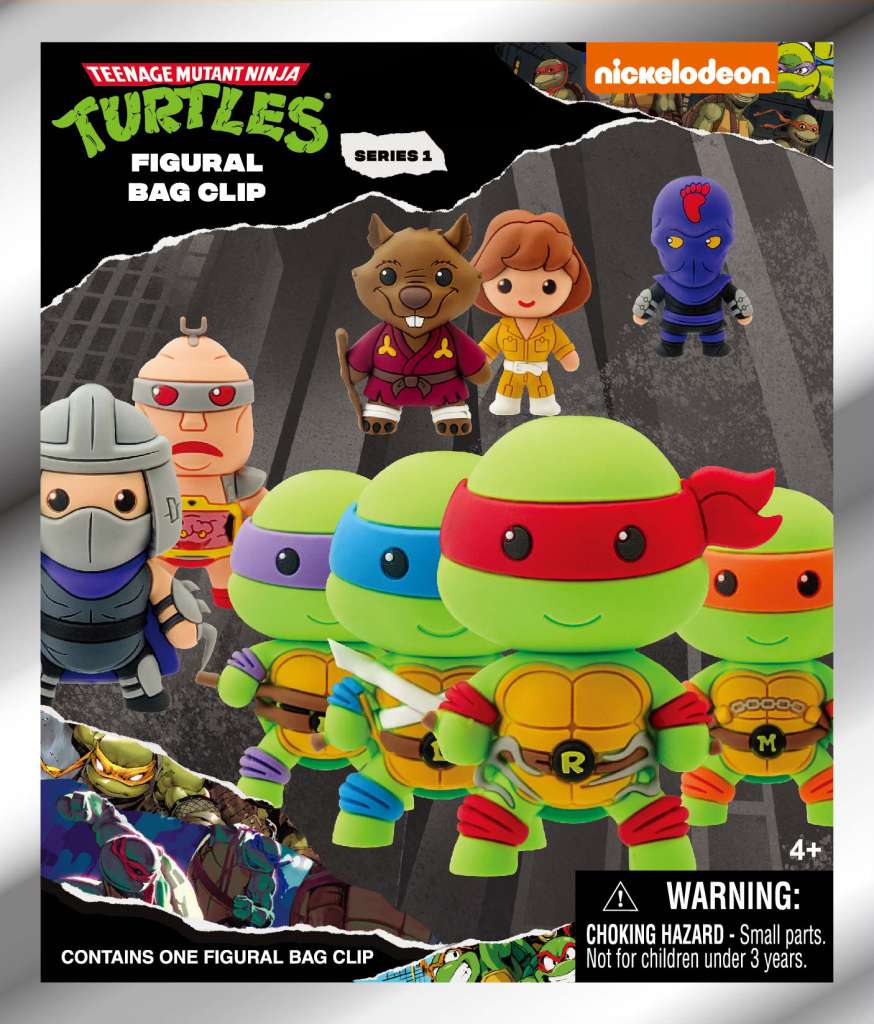 TMNT S1 3D Bag Clip Blind Box Display (24) monogram
